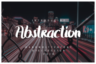 Abstraction: A Handwritten Font That Feels Human on Screen