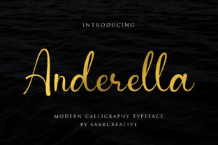 Anderella Handwritten Font for Crafters & Sellers