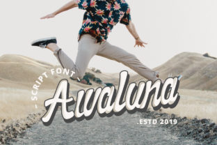 Awaluna: A Bold Handwritten Font for Digital Branding