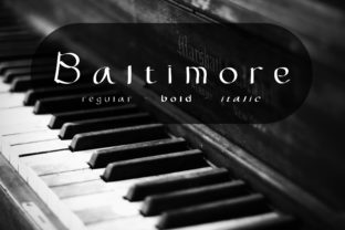Baltimore: A Handwritten Typeface That Elevates Digital Branding
