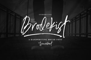 Brodekist: A Bold Handwritten Font for Urban Brand Identity