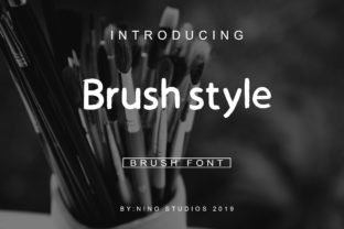 Brush Style: A Modern Handwritten Typeface for Editorial Impact