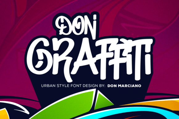 Don Graffiti Font: Bold Urban Script for Handmade Labels & Printables
