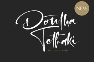 Dontha Tethaki: A Bold Handwritten Font with Real Branding Charm