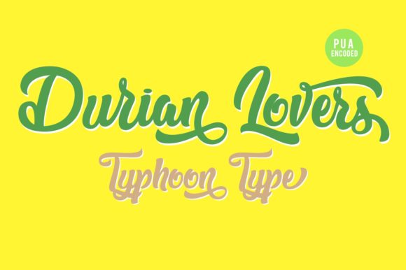 Durian Lovers: A Light Script Font That Elevates Digital Branding