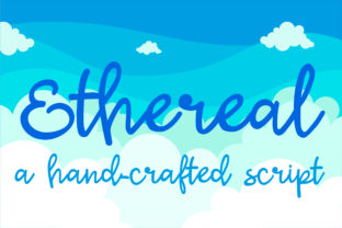 Ethereal Handwritten Font for Crafters & Sellers