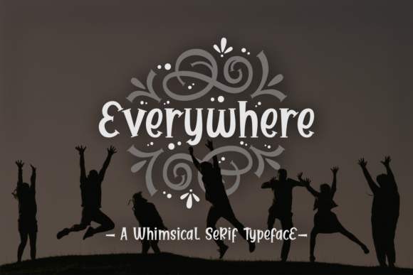 Everywhere: A Whimsical Handwritten Font for Warm Brand Identities
