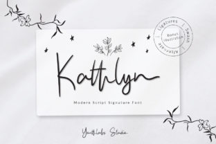 Kathlyn: A Bold Handwritten Font That Cuts Through the Feed