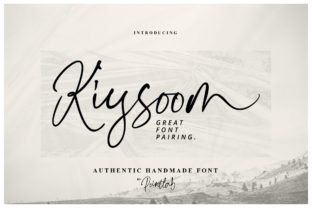Kiysoom: A Handwritten Font That Makes Your Brand Feel Genuinely You