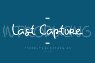 Last Capture: A Natural Script Font for Authentic Brand Identity