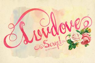 Luvdove: A Handwritten Script Font with Editorial Warmth