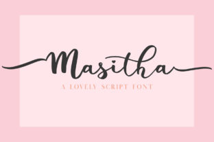 Masitha: A Handwritten Font That Breathes Quiet Confidence