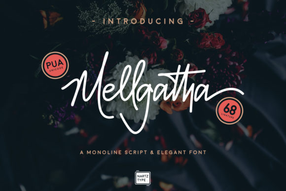 Mellgatha Handwritten Font for Crafters & Sellers