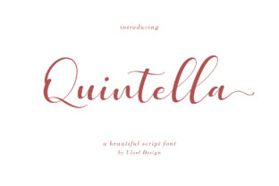 Quintella: A Handwritten Font That Feels Like a Thoughtful Pause