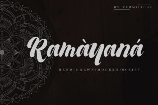 Ramayana: A Bold Handwritten Font for Campaign Headlines