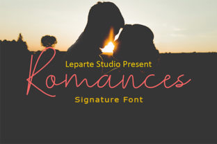 Romances Handwritten Font for Crafters & Sellers