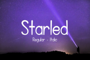 Starled: A Handwritten Font That Feels Like Home