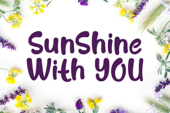 Sunshine with You: A Whimsical Handwritten Font That Elevates Real Business Branding