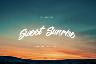Sweet Sunrise: A Bold Handwritten Font That Cuts Through the Feed