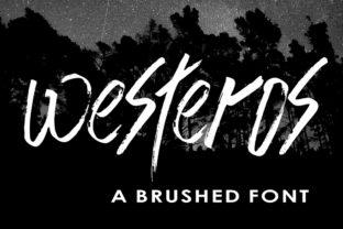 Westeros: A Bold, Textured Script Font for Modern Web Design